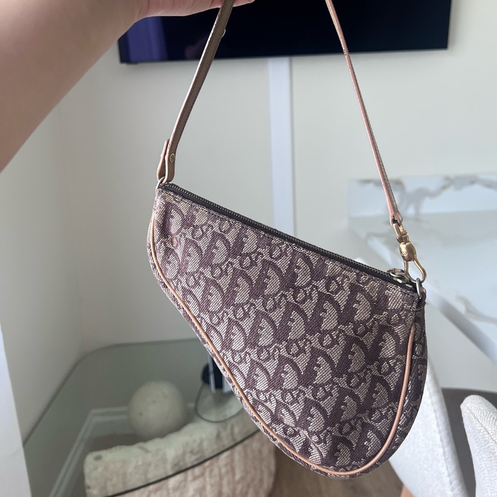 SOLD Dior Diorissimo trotter/ oblique saddle bag - Picture 9 of 13